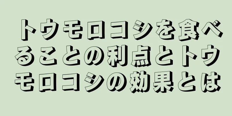トウモロコシを食べることの利点とトウモロコシの効果とは