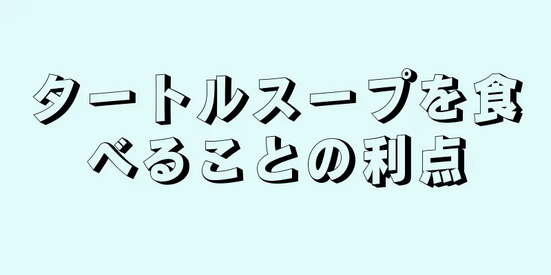 タートルスープを食べることの利点