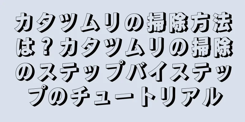 カタツムリの掃除方法は？カタツムリの掃除のステップバイステップのチュートリアル