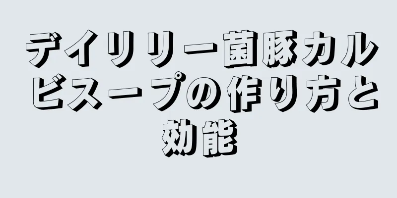 デイリリー菌豚カルビスープの作り方と効能