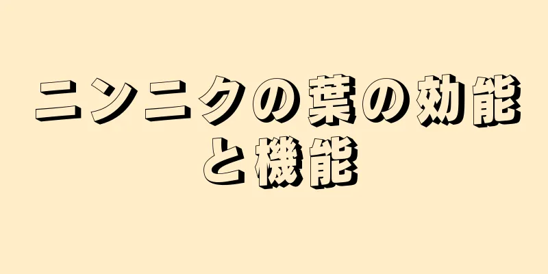 ニンニクの葉の効能と機能