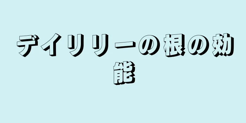 デイリリーの根の効能