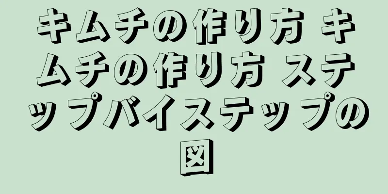 キムチの作り方 キムチの作り方 ステップバイステップの図