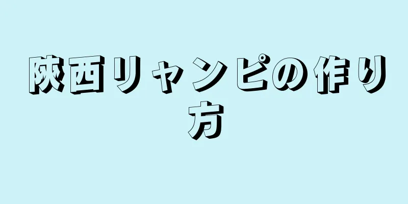 陝西リャンピの作り方