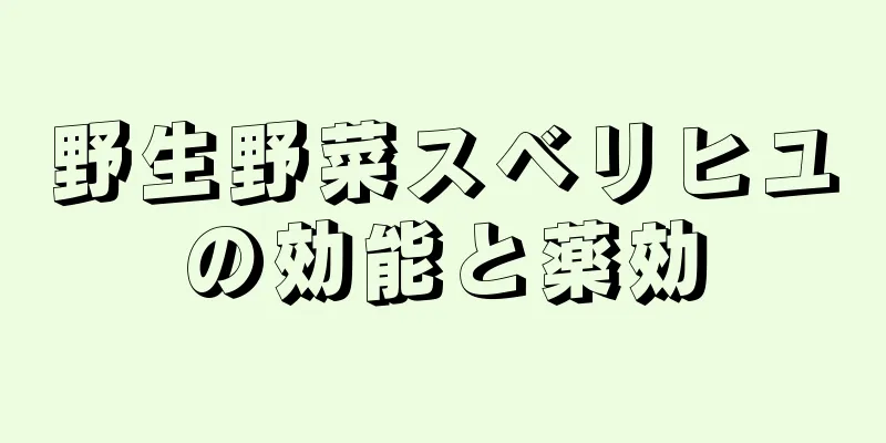 野生野菜スベリヒユの効能と薬効