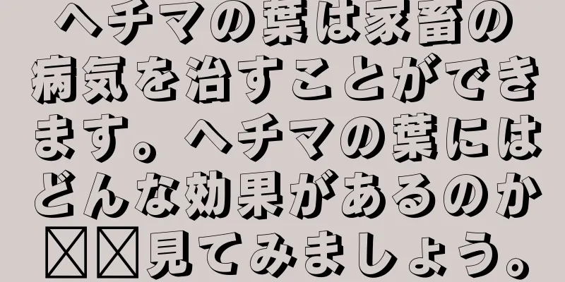 ヘチマの葉は家畜の病気を治すことができます。ヘチマの葉にはどんな効果があるのか​​見てみましょう。