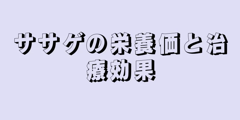 ササゲの栄養価と治療効果