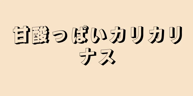 甘酸っぱいカリカリナス