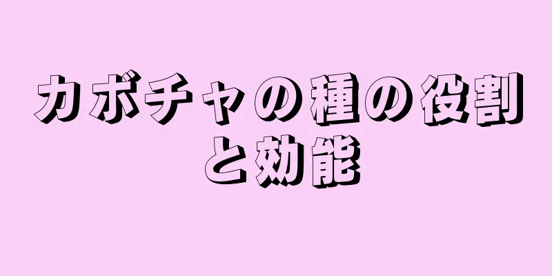 カボチャの種の役割と効能