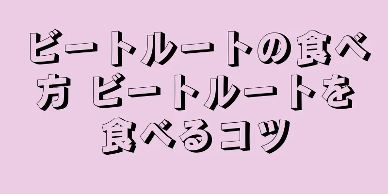 ビートルートの食べ方 ビートルートを食べるコツ