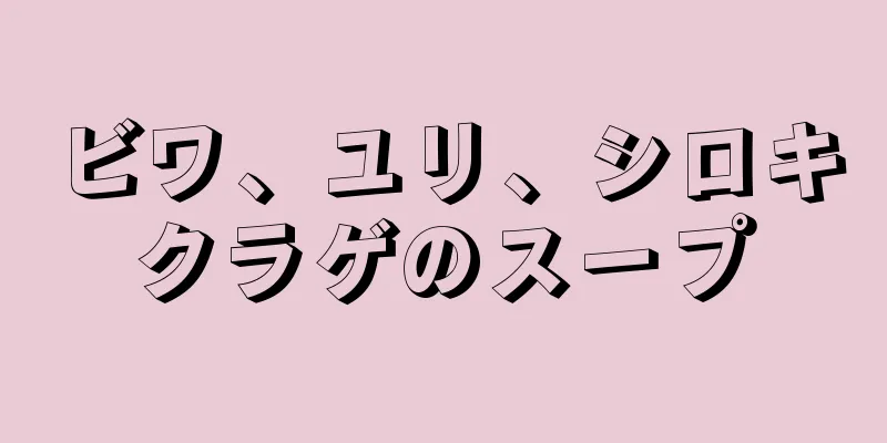 ビワ、ユリ、シロキクラゲのスープ