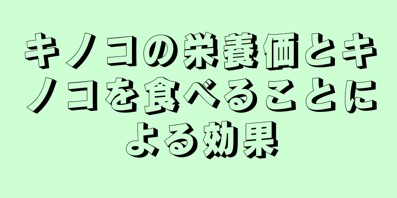 キノコの栄養価とキノコを食べることによる効果
