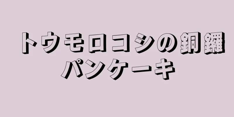 トウモロコシの銅鑼パンケーキ
