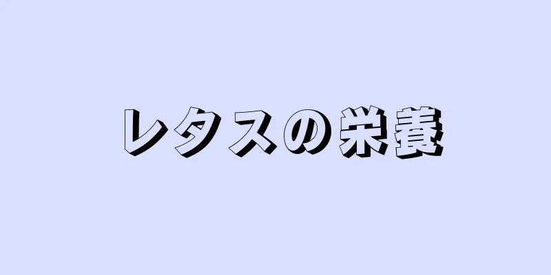 レタスの栄養