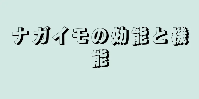 ナガイモの効能と機能