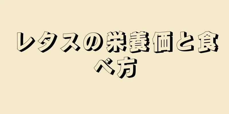 レタスの栄養価と食べ方