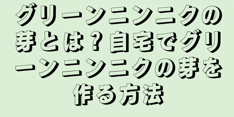 グリーンニンニクの芽とは？自宅でグリーンニンニクの芽を作る方法