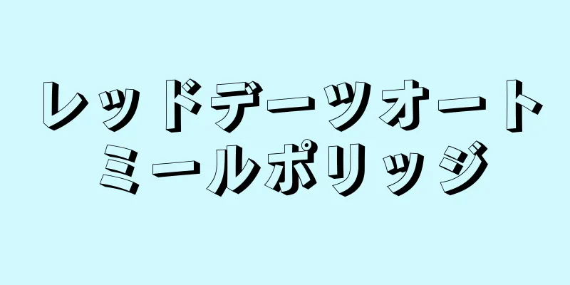 レッドデーツオートミールポリッジ