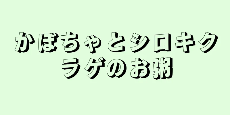 かぼちゃとシロキクラゲのお粥