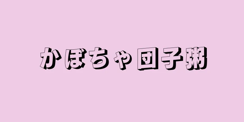 かぼちゃ団子粥
