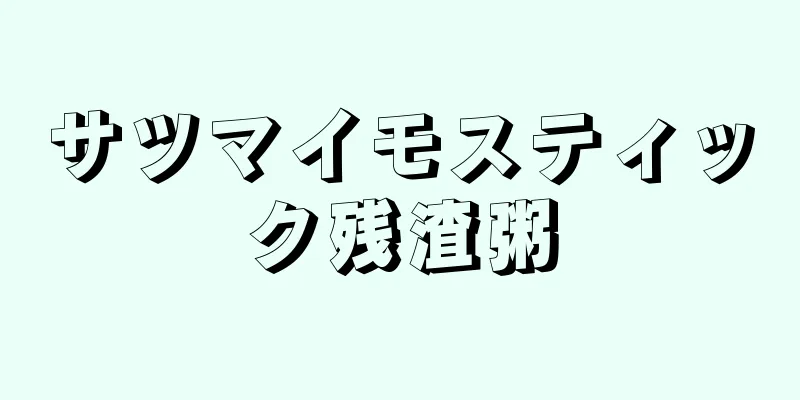 サツマイモスティック残渣粥