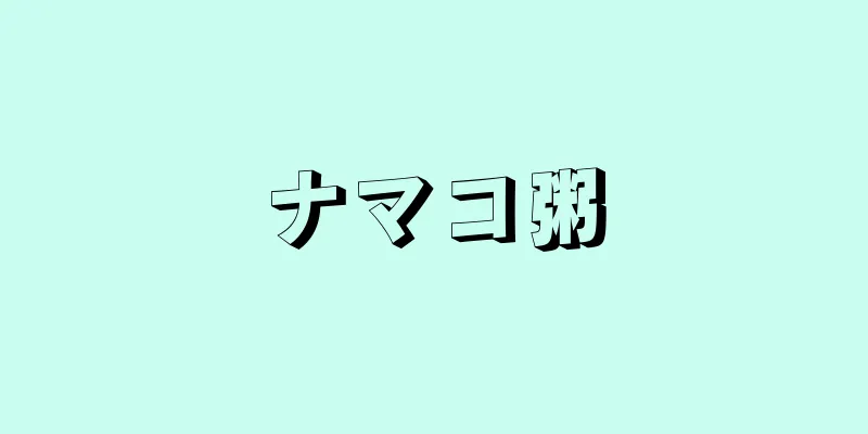 ナマコ粥