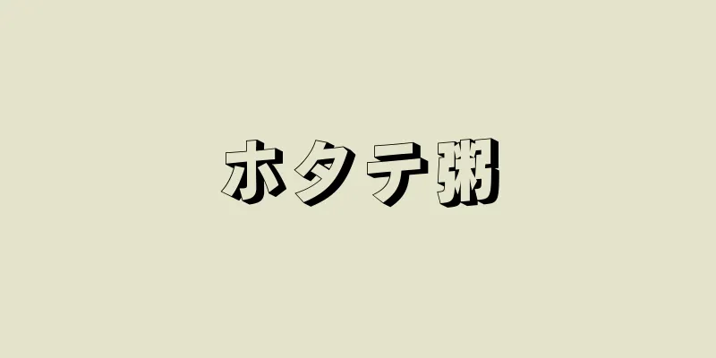 ホタテ粥