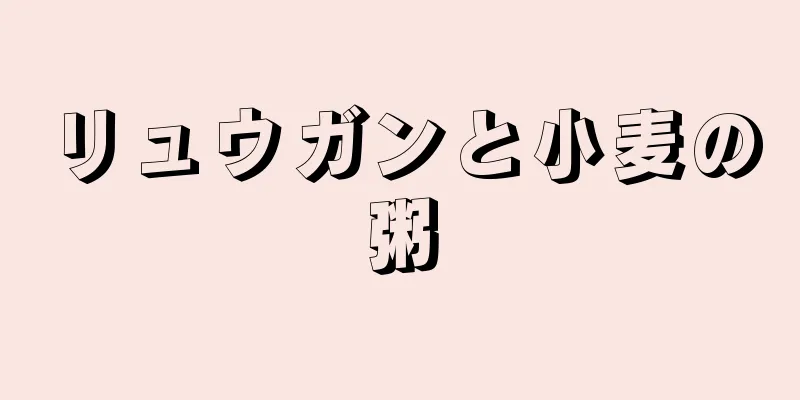 リュウガンと小麦の粥