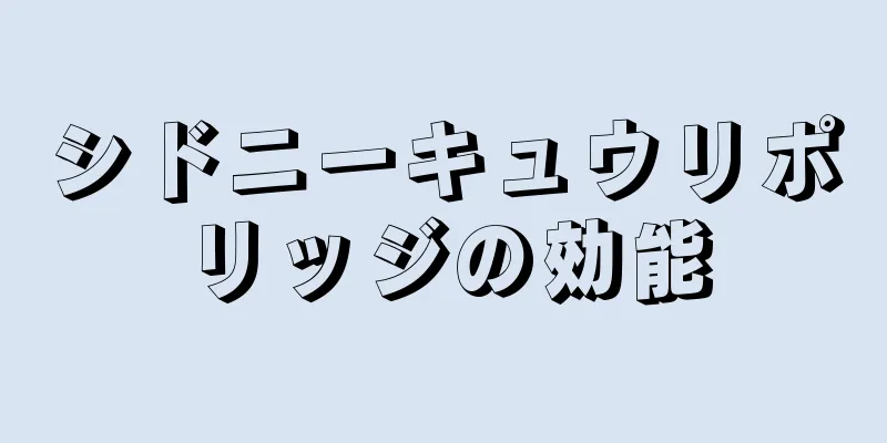 シドニーキュウリポリッジの効能