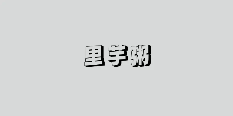 里芋粥