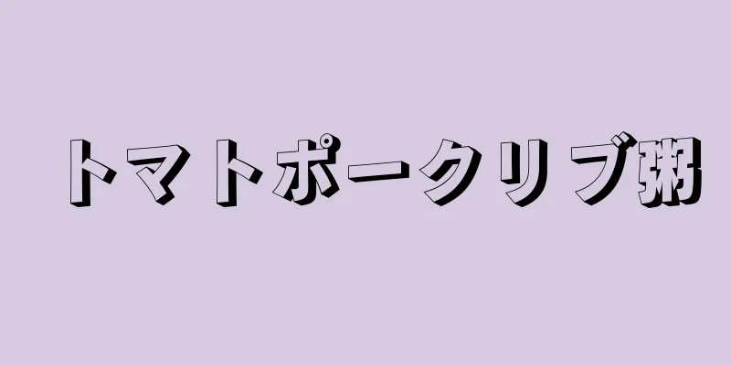 トマトポークリブ粥