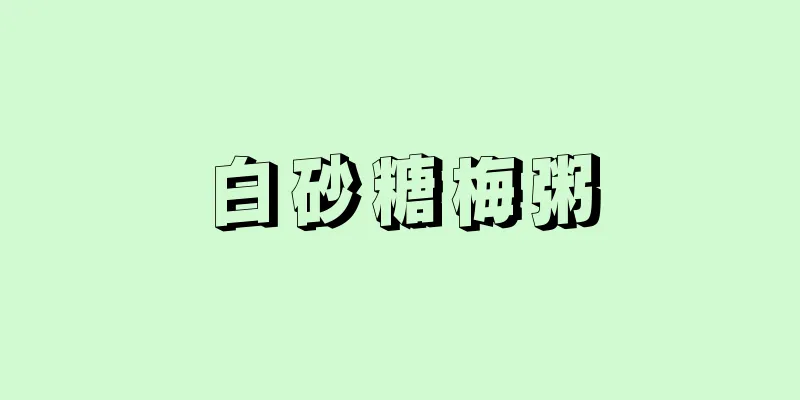 白砂糖梅粥
