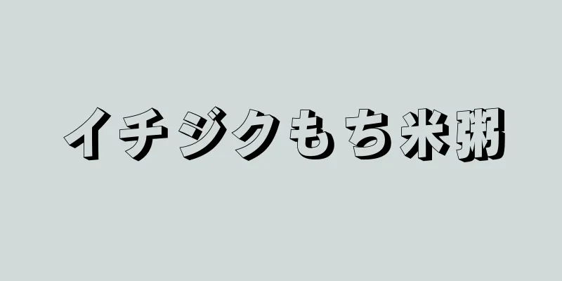 イチジクもち米粥