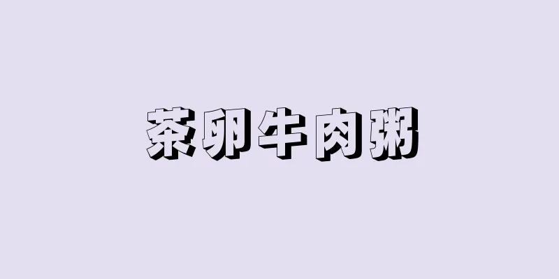 茶卵牛肉粥