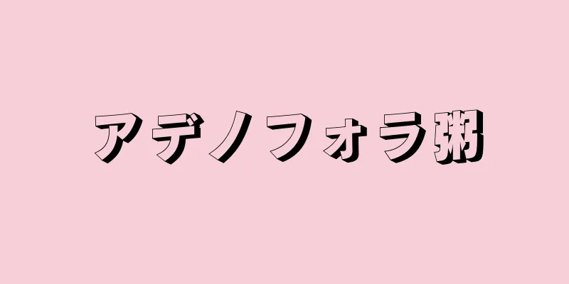 アデノフォラ粥