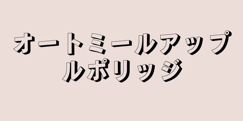 オートミールアップルポリッジ