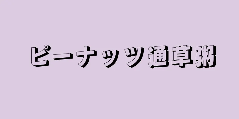 ピーナッツ通草粥