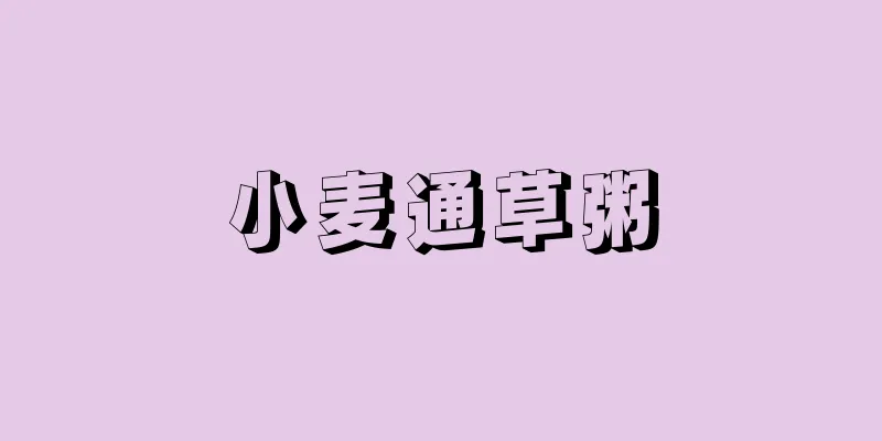 小麦通草粥