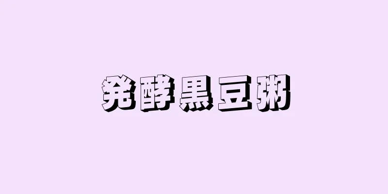 発酵黒豆粥