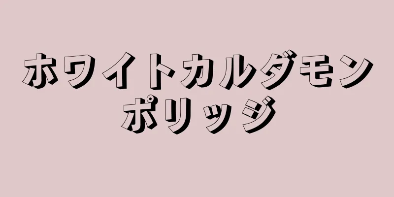 ホワイトカルダモンポリッジ