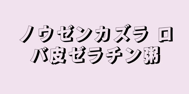 ノウゼンカズラ ロバ皮ゼラチン粥