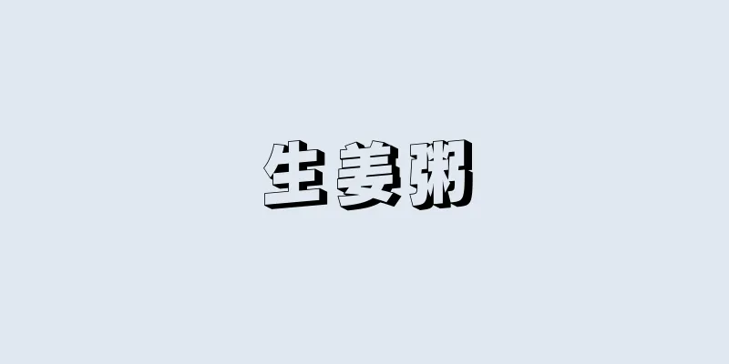 生姜粥
