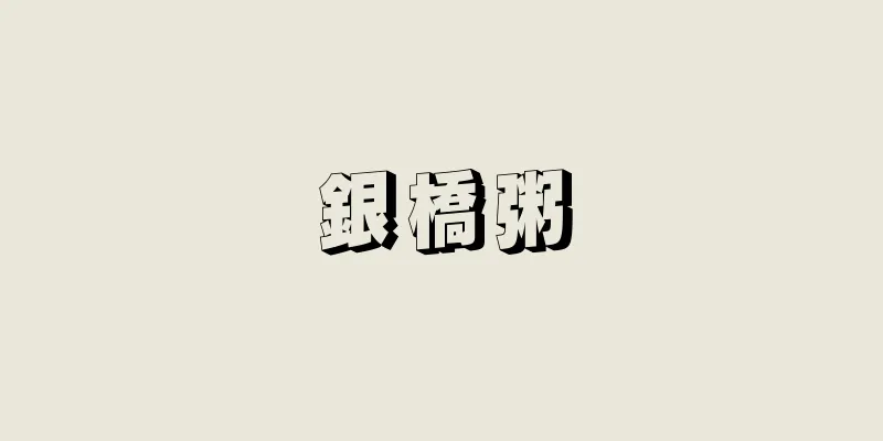 銀橋粥
