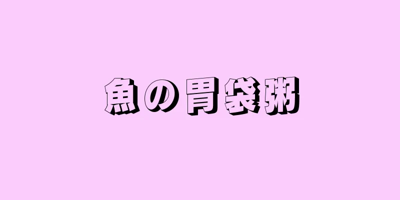 魚の胃袋粥