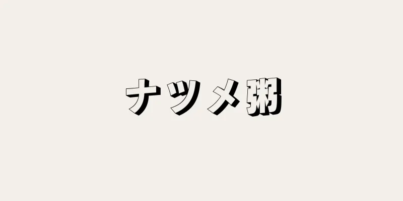 ナツメ粥