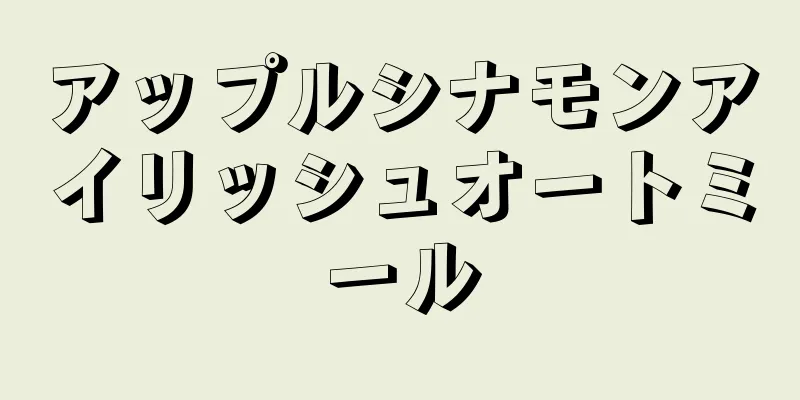 アップルシナモンアイリッシュオートミール