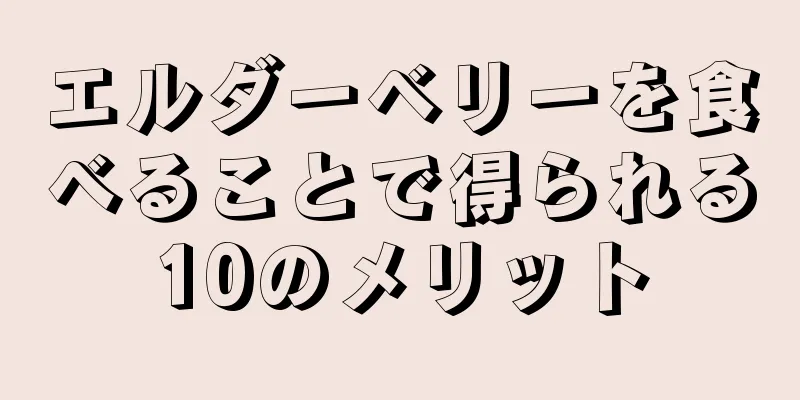 エルダーベリーを食べることで得られる10のメリット