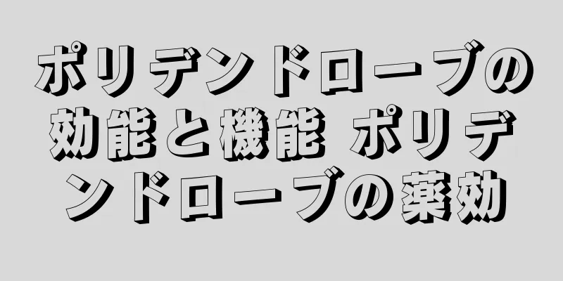 ポリデンドローブの効能と機能 ポリデンドローブの薬効