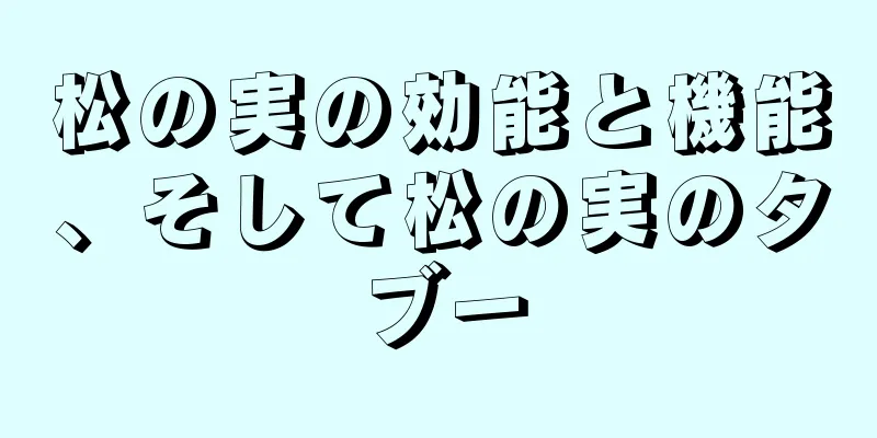 松の実の効能と機能、そして松の実のタブー