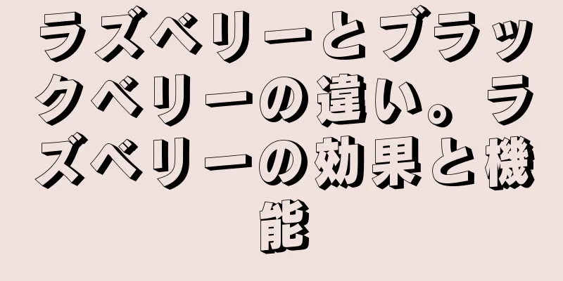 ラズベリーとブラックベリーの違い。ラズベリーの効果と機能